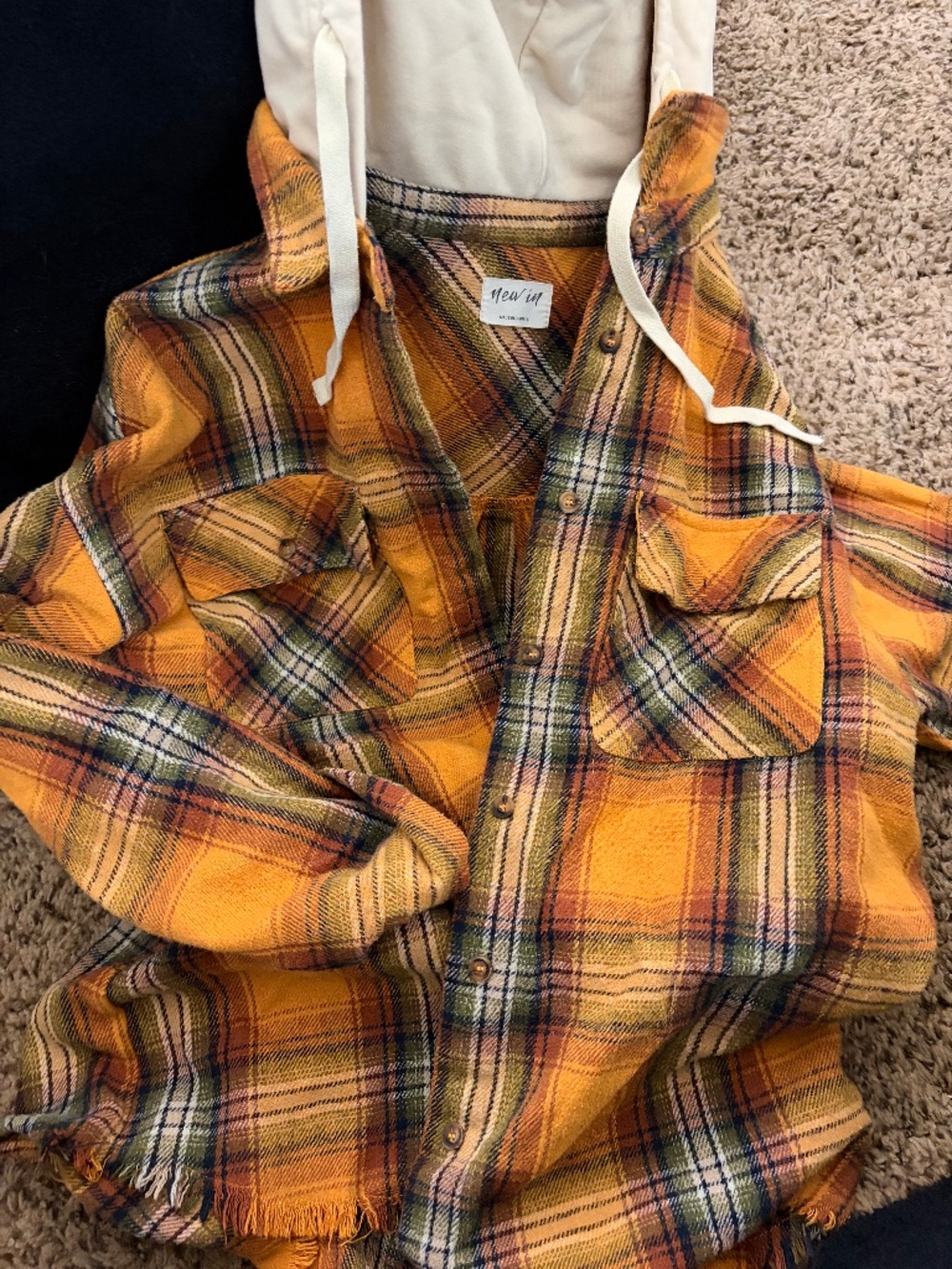 ✨ New In Plaid Hooded Shacket ✨